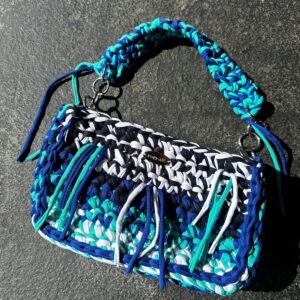 Ocean Blue crochet bag by Meraki, photo 1