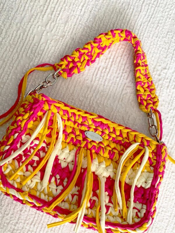 Strawberry Sunshine crochet bag by Meraki, photo 1
