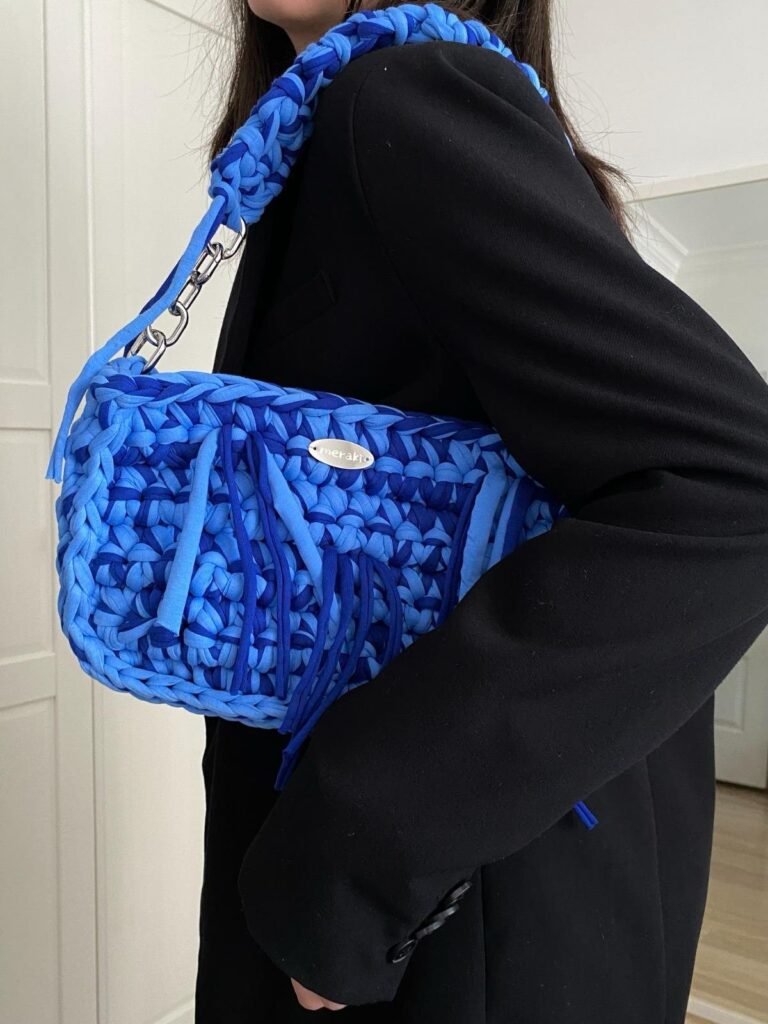 Midnight Dream crochet bag by Meraki, photo 12