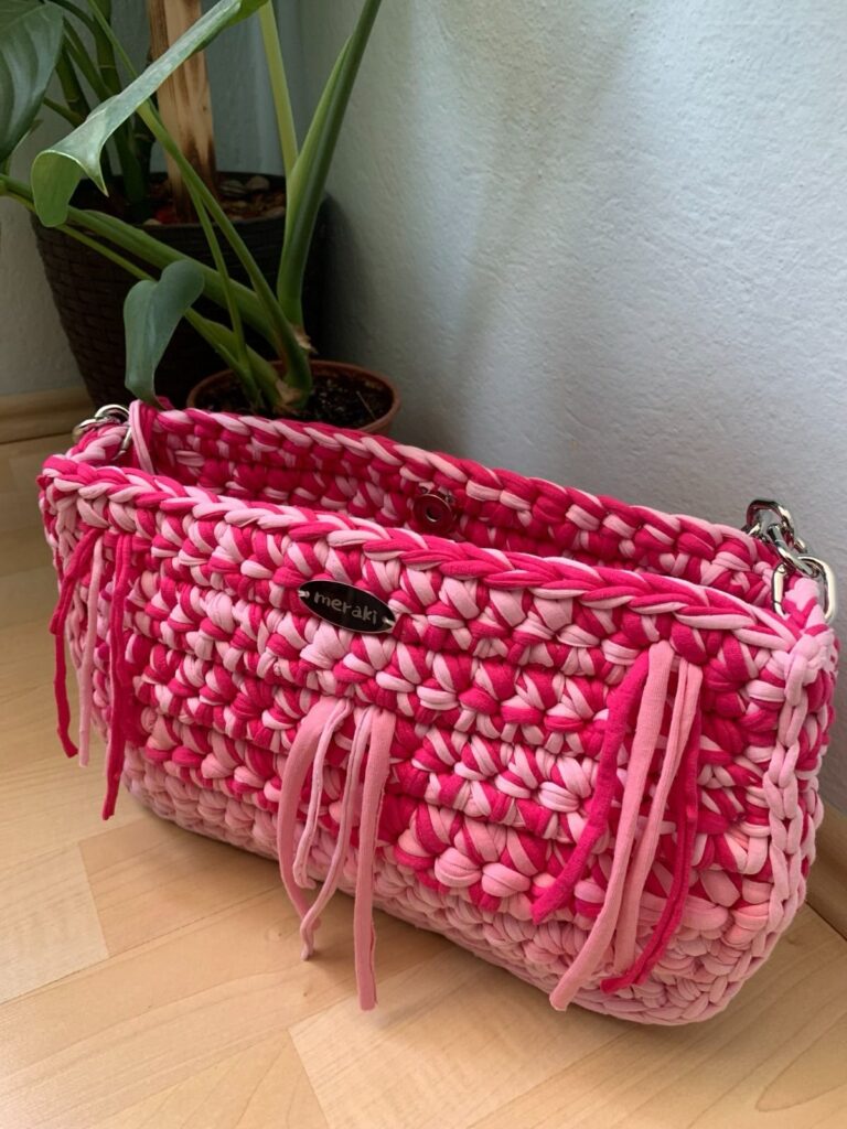 Flamingo Fiesta crochet bag by Meraki, photo 2