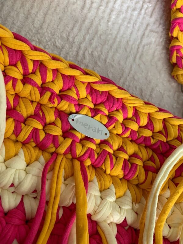 Strawberry Sunshine crochet bag by Meraki, photo 2