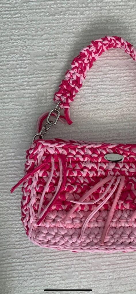 Flamingo Fiesta crochet bag by Meraki, photo 4