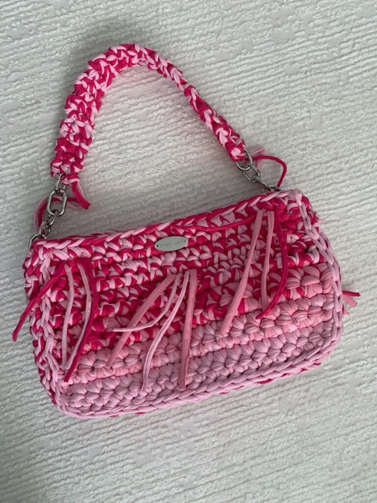 Flamingo Fiesta crochet bag by Meraki, photo 6