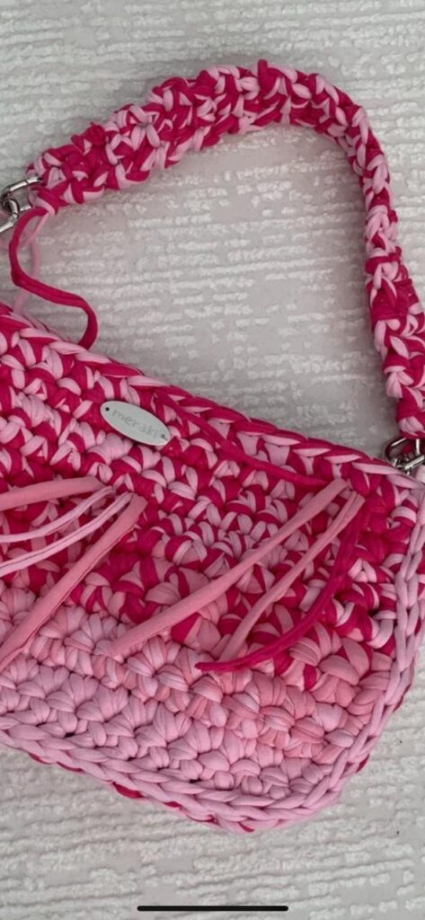 Flamingo Fiesta crochet bag by Meraki, photo 7
